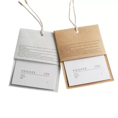 Thẻ treo giấy kraft mẫu 4