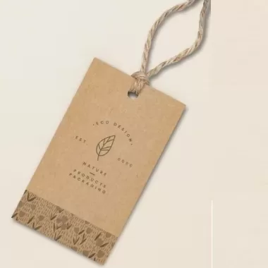 Thẻ treo giấy kraft mẫu 1